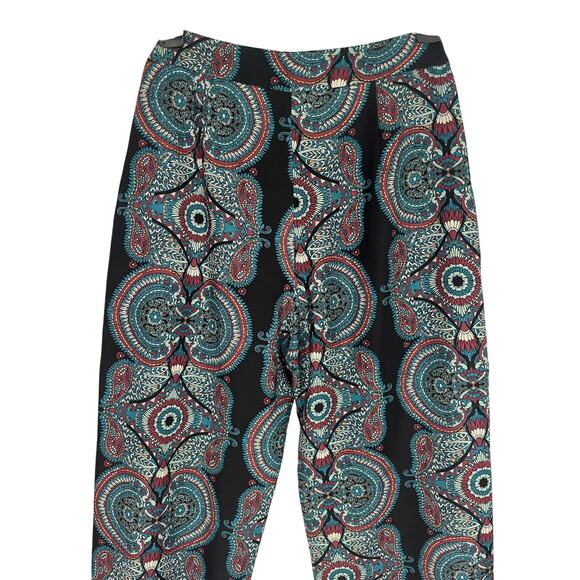 Marciano Side Zipper Paisley Print Pants - Picture 4 of 8